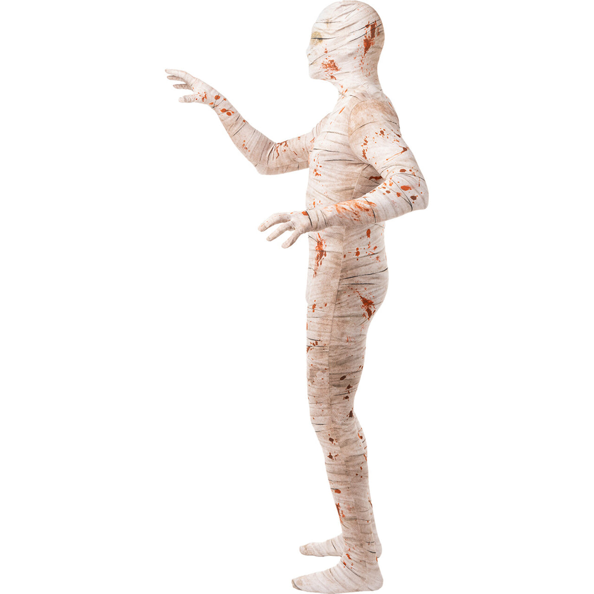 Op deze afbeelding zie je een Kostuums, van het merk Funidelia. Second Skin Ingewikkelde Bloederige Mummie Unisex Kostuum