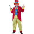 Lollige Clown Uit Het Circus Man Kostuum