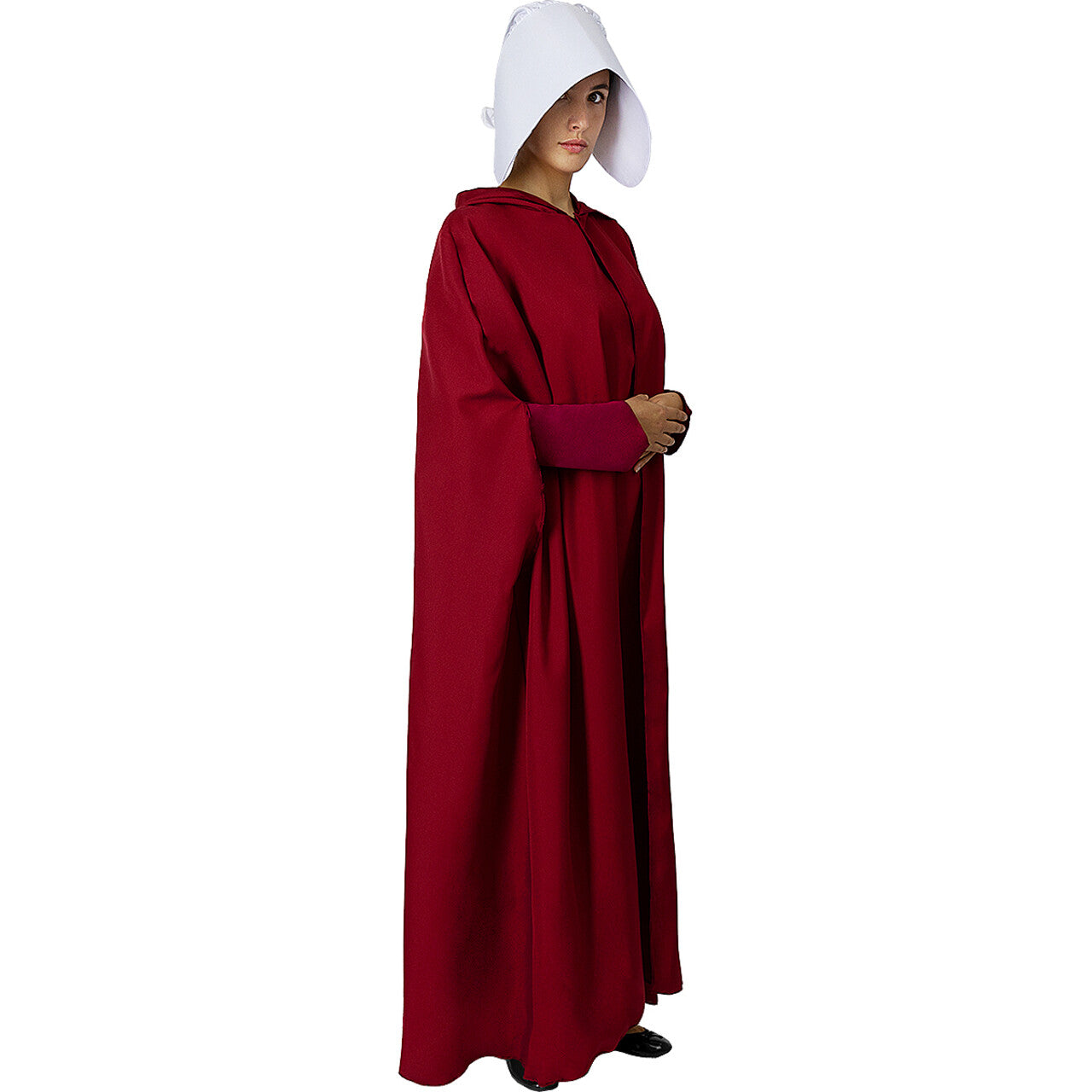 Op deze afbeelding zie je een Kostuums, van het merk Funidelia. The Handmaids Tale June Vrouw Kostuum