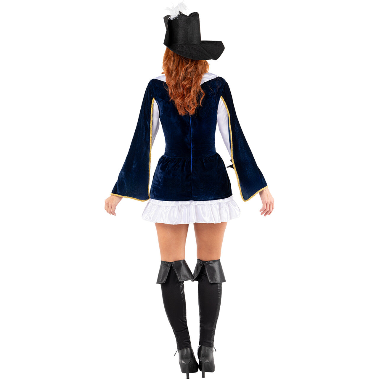 Op deze afbeelding zie je een Kostuums, van het merk Funidelia. Musketier Amy Strijdsterk Vrouw Kostuum