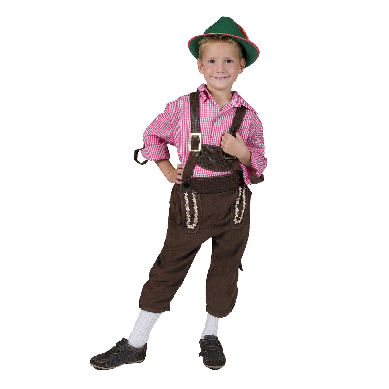 Op deze afbeelding zie je een Kostuums, van het merk Funny Fashion. Viktualienmarkt Lederhose Jongen