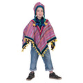 Peruaanse Panfluit Poncho Kind Kostuum