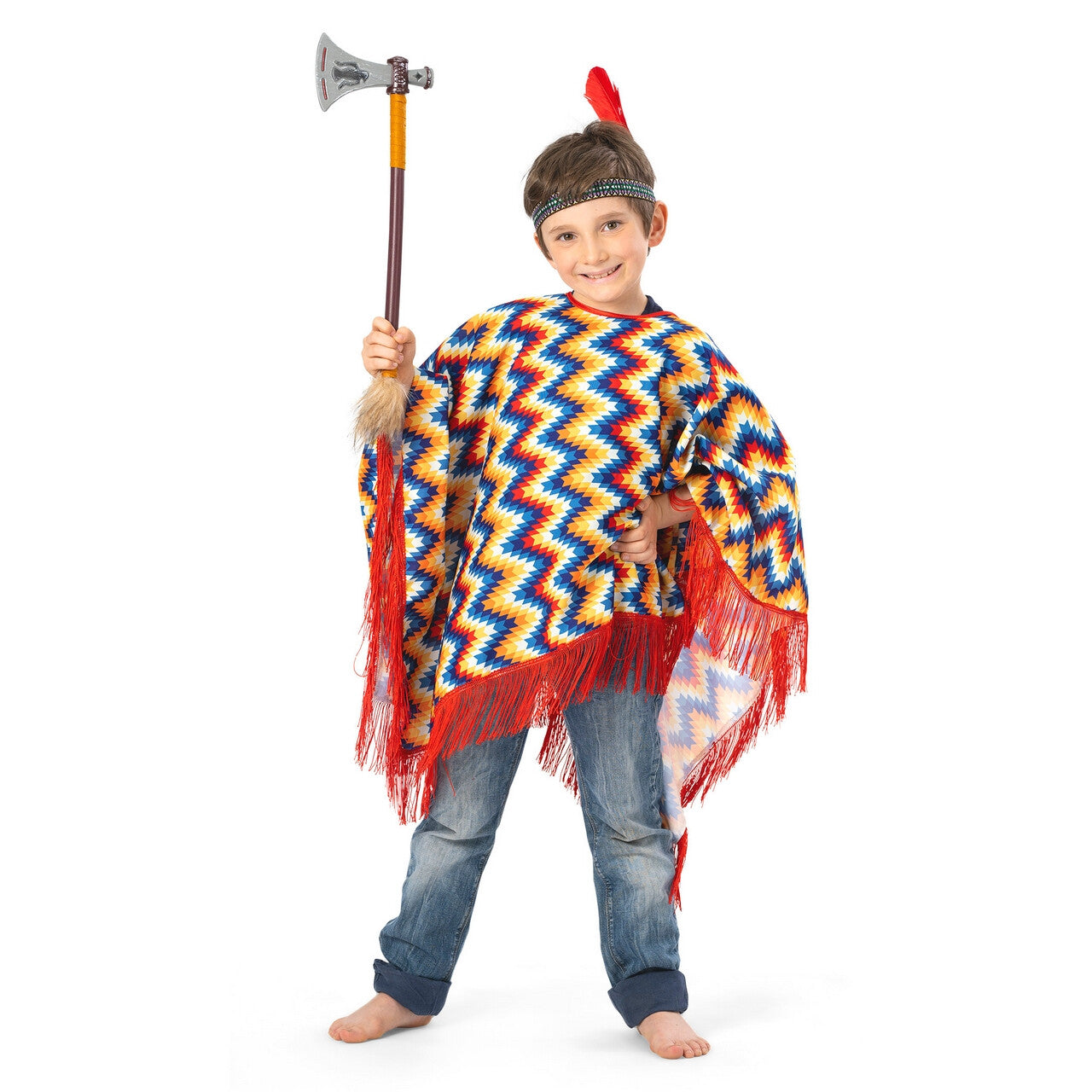 Op deze afbeelding zie je een Kostuums, van het merk Funny Fashion. Poncho Carlos Carlito Kind