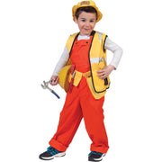 Op deze afbeelding zie je een Kostuums, van het merk Funny Fashion. Oranje Kinder Werkmans Overall Jongen Kostuum