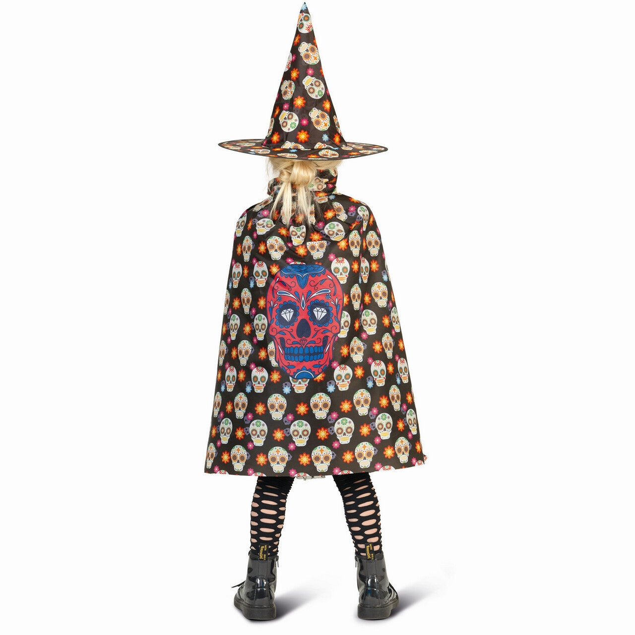 Op deze afbeelding zie je een Kostuums, van het merk Funny Fashion. Magic Muerto Heks Dag Van De Doden Kind Kostuum