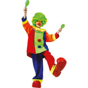 Op deze afbeelding zie je een Kostuums, van het merk Funny Fashion. Jeff Bozo Clown Jongen Kostuum