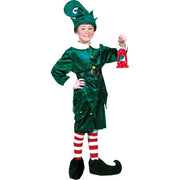 Op deze afbeelding zie je een Kostuums, van het merk Funny Fashion. Amerikaanse Groene Kerst Elf Jongen Kostuum