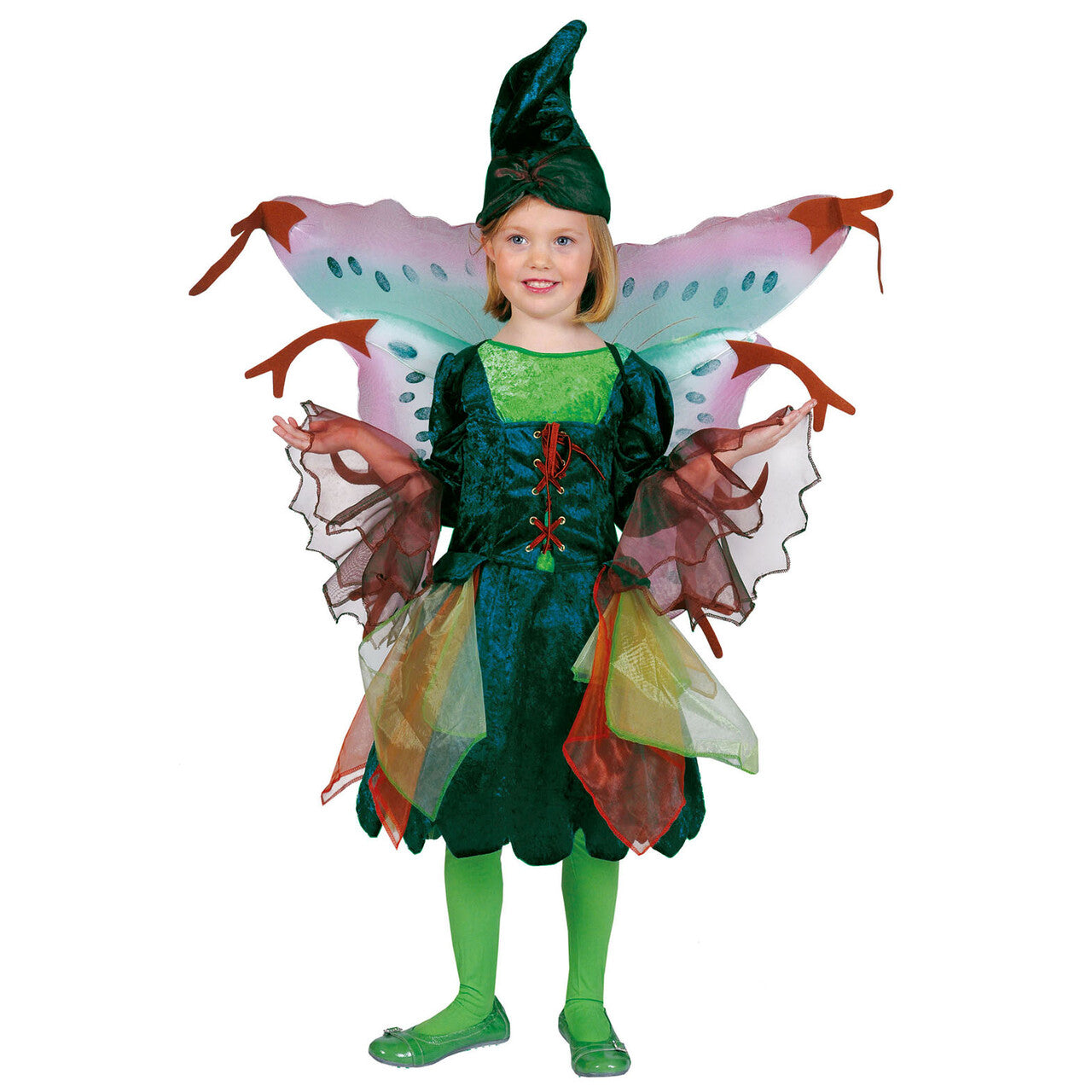 Op deze afbeelding zie je een Kostuums, van het merk Funny Fashion. Willow Woman Elf Meisje Kostuum