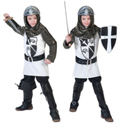 Op deze afbeelding zie je een Kostuums, van het merk Funny Fashion. Drakendoder Ridder Jongen Kostuum