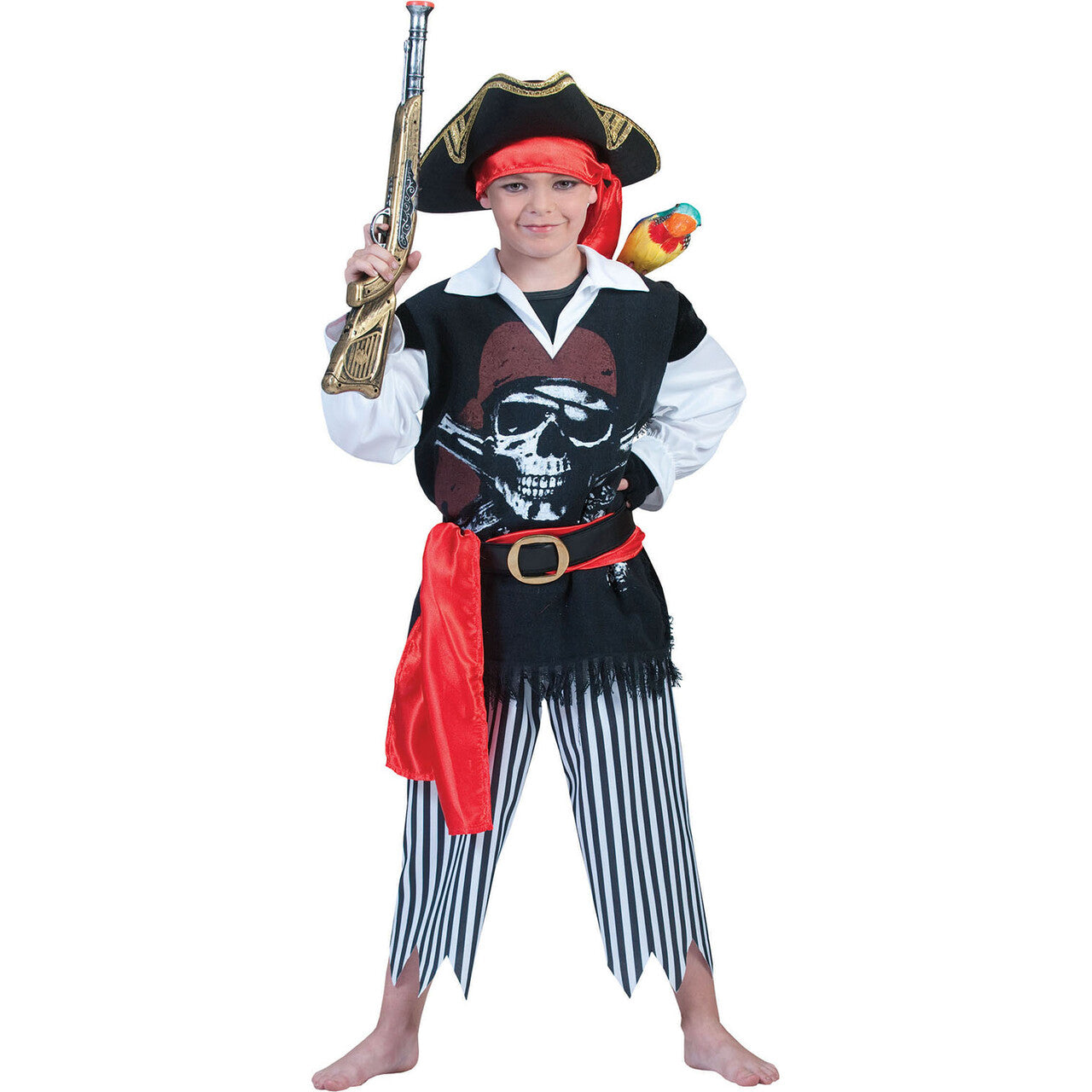 Op deze afbeelding zie je een Kostuums, van het merk Funny Fashion. Piraat Nieuw Amsterdam Kostuum Jongen
