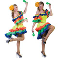 Braziliaanse Samba Dame Samba-Era Vrouw Kostuum