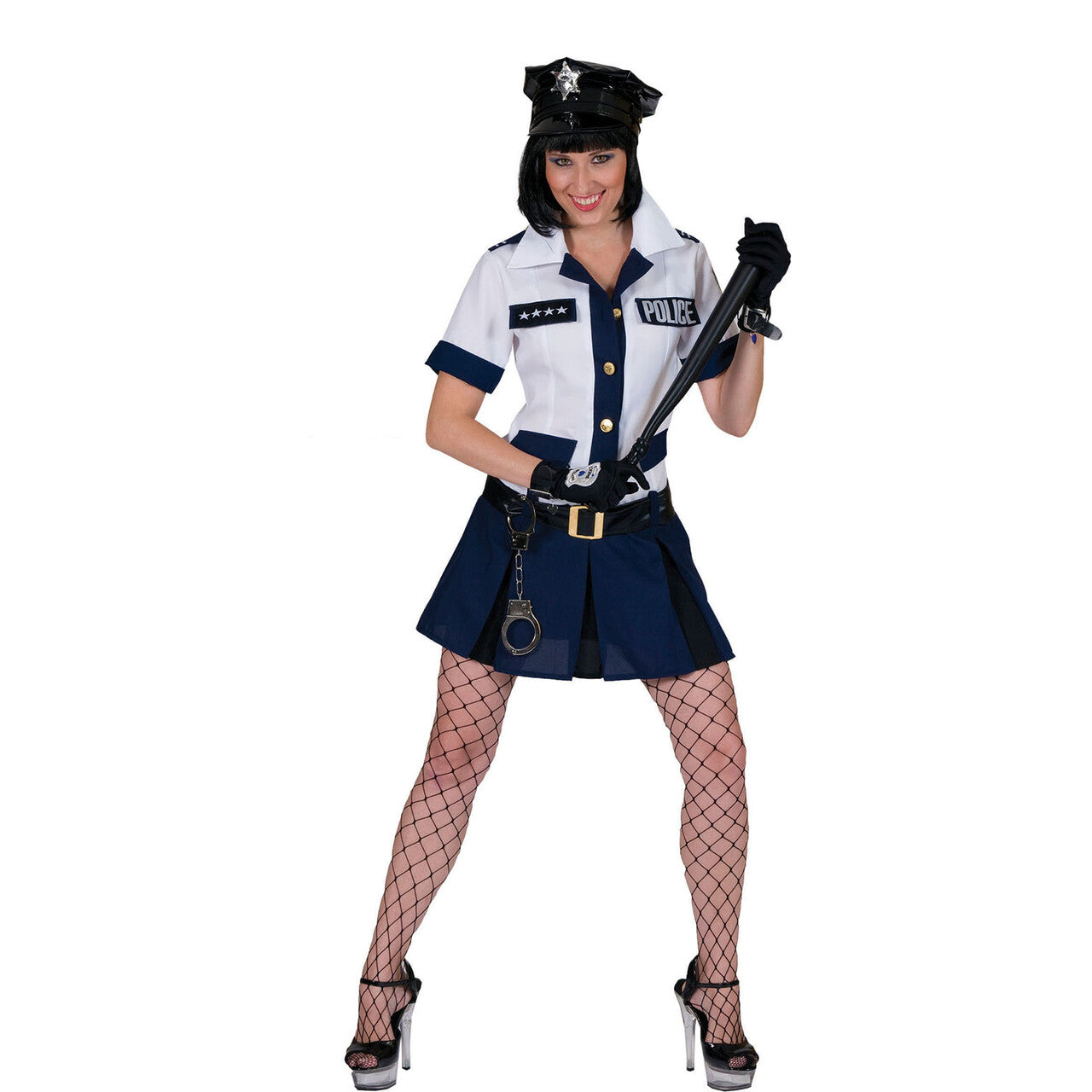 Op deze afbeelding zie je een Kostuums, van het merk Funny Fashion. Amy De Agent Vrouw Kostuum
