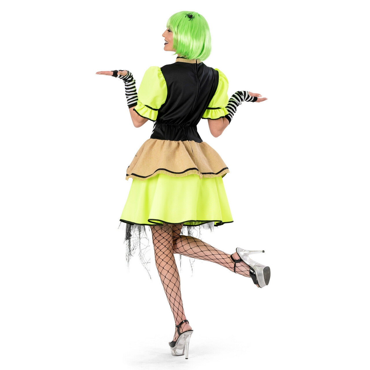 Op deze afbeelding zie je een Kostuums, van het merk Funny Fashion. Bosheks Bugselia Vrouw Kostuum