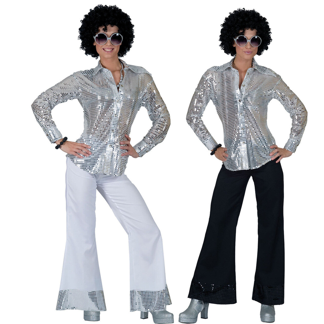 Op deze afbeelding zie je een Accessoires, van het merk Funny Fashion. Locomotion Disco Hemd