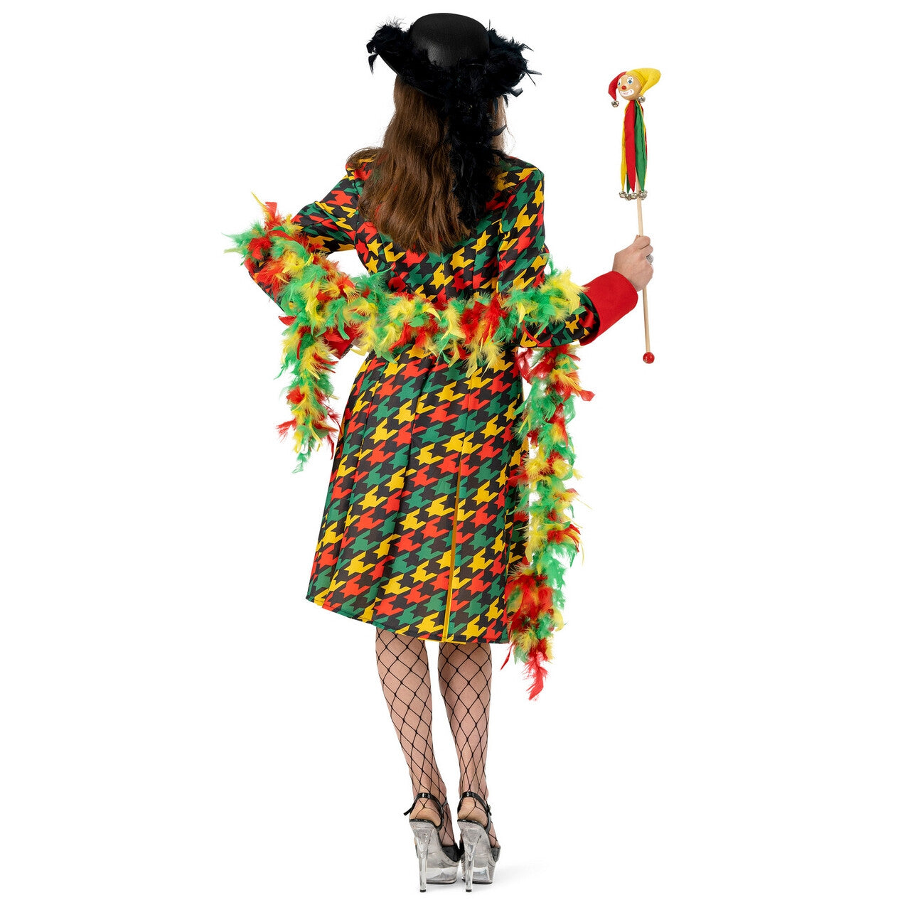 Op deze afbeelding zie je een Kostuums, van het merk Funny Fashion. Carnaval Limburg Jas Vrouw