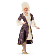 Op deze afbeelding zie je een Kostuums, van het merk Funny Fashion. Deftige Baroque Bernadette Vrouw Kostuum