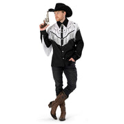 Op deze afbeelding zie je een Kostuums, van het merk Funny Fashion. Show Cowboy Rodeo Buddy Cow Man