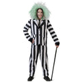 Beetlejuice Gestreept Zwart Wit Man Kostuum