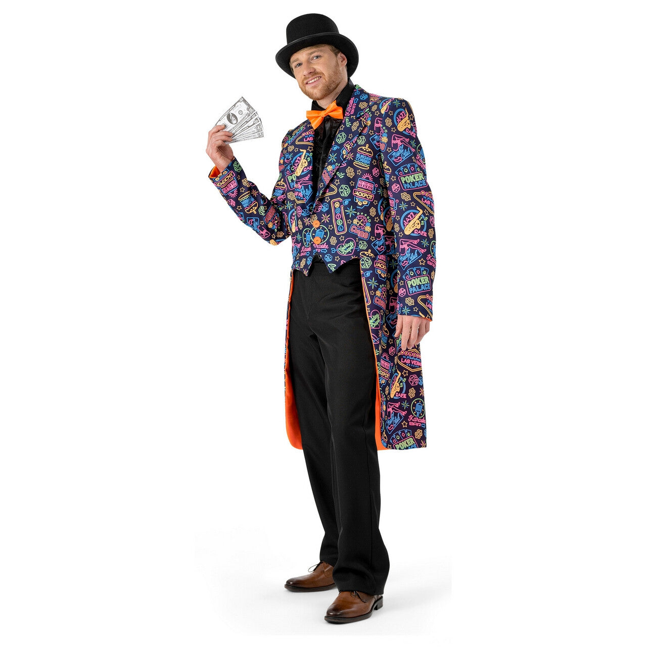 Op deze afbeelding zie je een Kostuums, van het merk Funny Fashion. Las Vegas Casino Ready John Cash Man