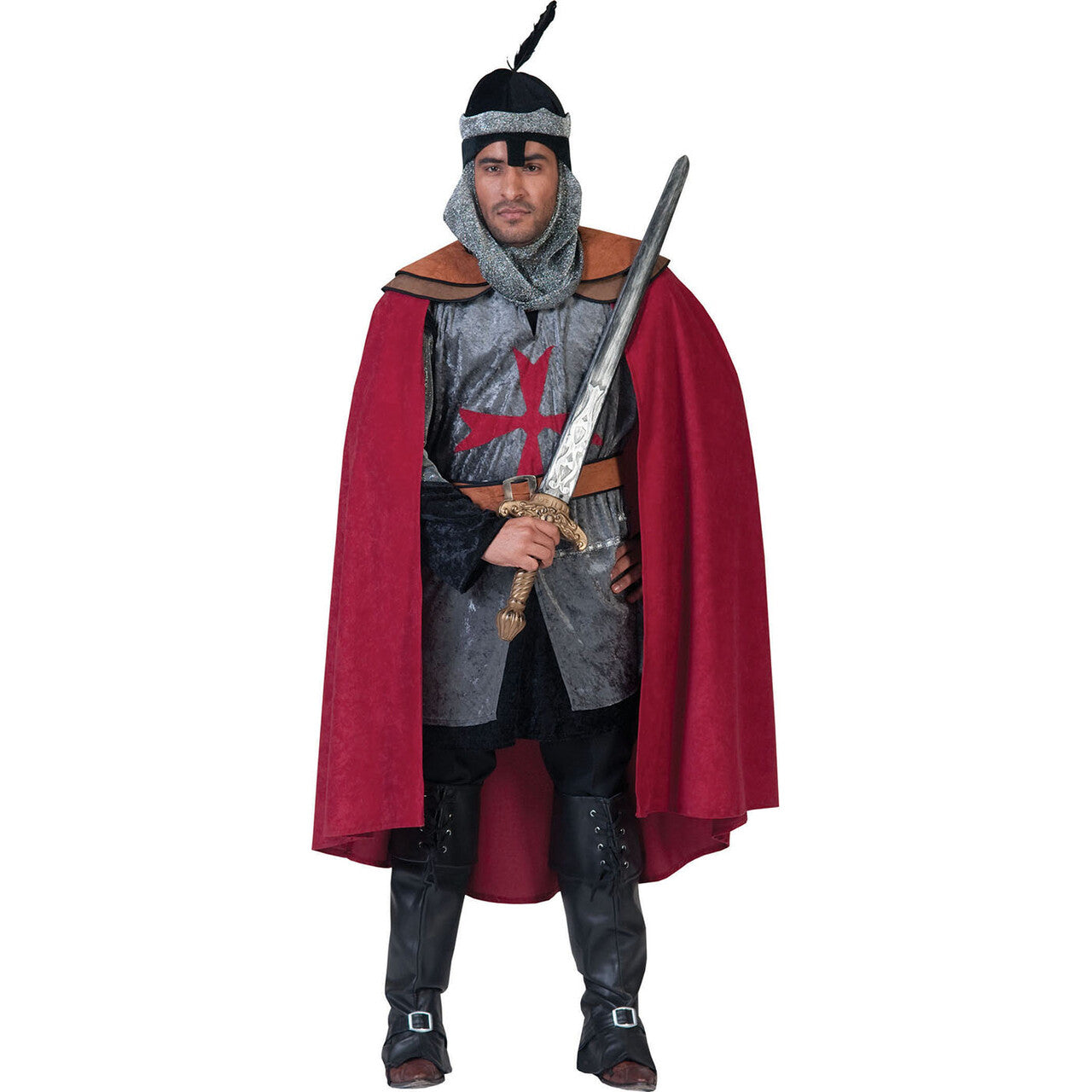 Op deze afbeelding zie je een Kostuums, van het merk Funny Fashion. Roughside Ridder Man Kostuum