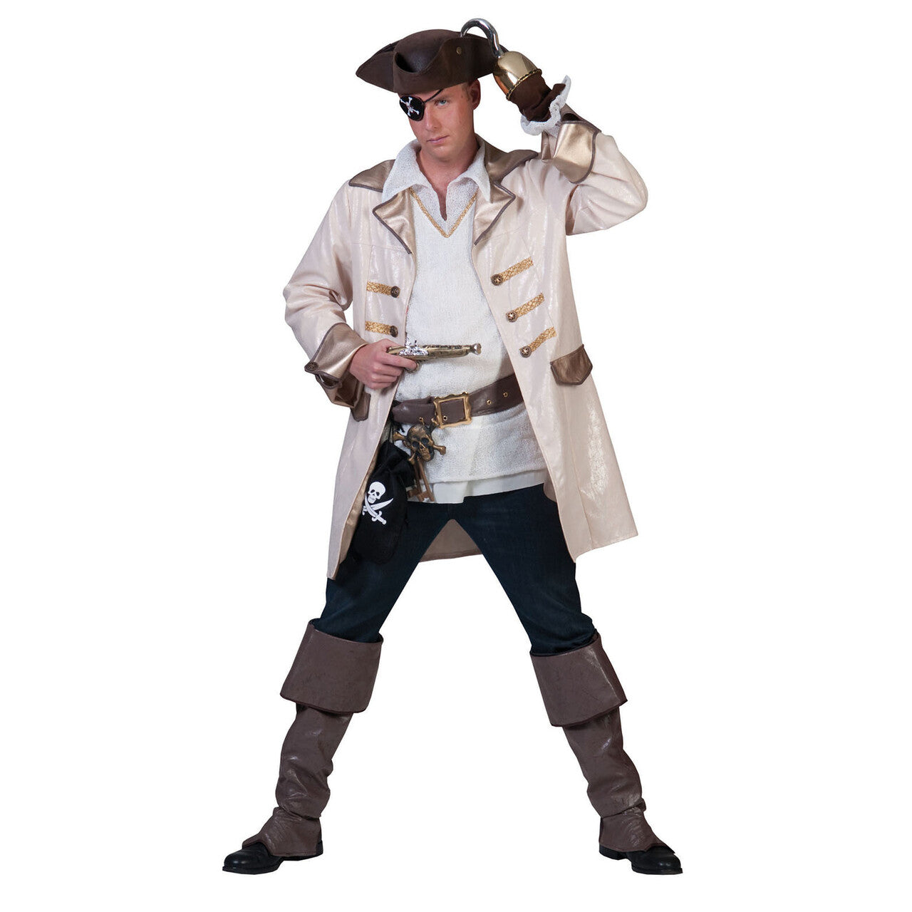 Op deze afbeelding zie je een Kostuums, van het merk Funny Fashion. Piraat Estilo Navegador Kostuum Man