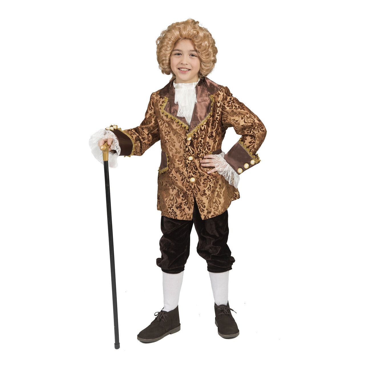 Op deze afbeelding zie je een Kostuums, van het merk Funny Fashion. Barok Heer Amoroso Jongen Kostuum