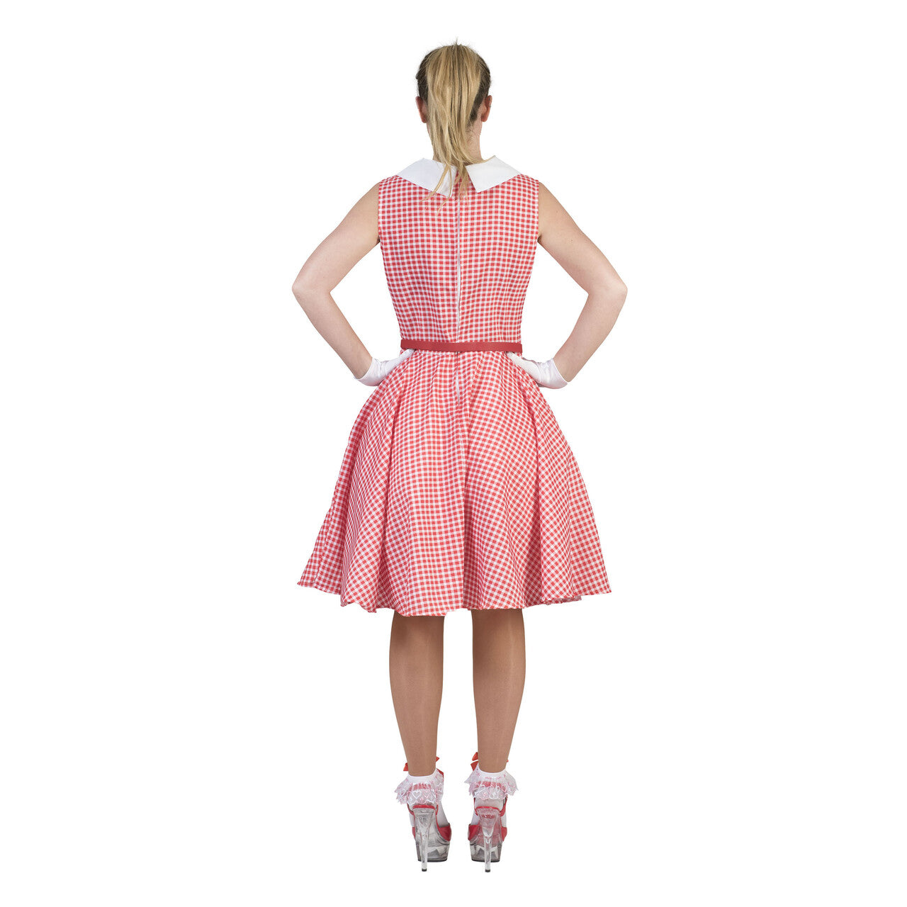 Op deze afbeelding zie je een Kostuums, van het merk Funny Fashion. Jaren 50 Shanella Vrouw Kostuum