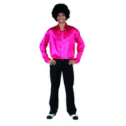 Op deze afbeelding zie je een Kostuums, van het merk Funny Fashion. Roze Ruche Blouse Man