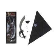 Op deze afbeelding zie je een Accessoires, van het merk Funny Fashion. 5 Delige Piraten Set Roodbaard