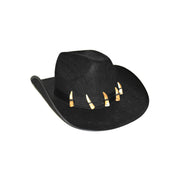 Op deze afbeelding zie je een Accessoires, van het merk Funny Fashion. Cowboy Hoed Met Tanden