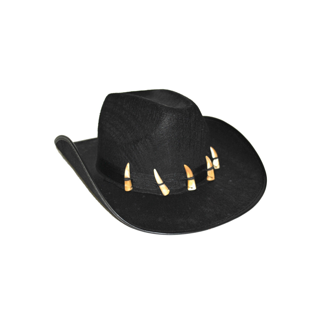 Op deze afbeelding zie je een Accessoires, van het merk Funny Fashion. Cowboy Hoed Met Tanden