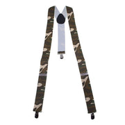 Op deze afbeelding zie je een Accessoires, van het merk Funny Fashion. Camouflage Bretels Generaal Patton
