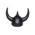 Venijnige Viking Helm Met Zwarte Hoorns