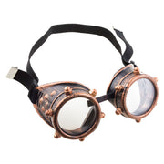Op deze afbeelding zie je een Accessoires, van het merk Funny Fashion. Bronzen Steampunk Bril