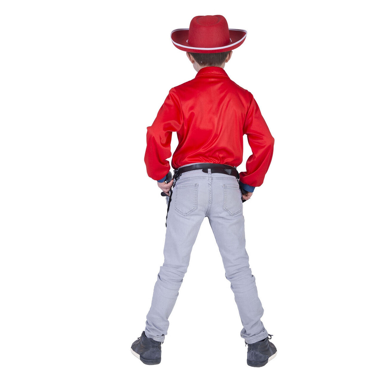Op deze afbeelding zie je een Kostuums, van het merk Funny Fashion. Cowboy Shirt Twee Sterren Kind