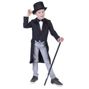 Op deze afbeelding zie je een Kostuums, van het merk Funny Fashion. Rijke Bankier City Londen Slipjas Jongen