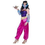 Op deze afbeelding zie je een Kostuums, van het merk Funny Fashion. Paars Roze Verlokkelijk Zwoel Harem Buikdanseres Vrouw Kostuum