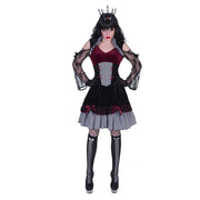 Op deze afbeelding zie je een Kostuums, van het merk Funny Fashion. Boze Gotische Schoonheid Freya Vrouw Kostuum