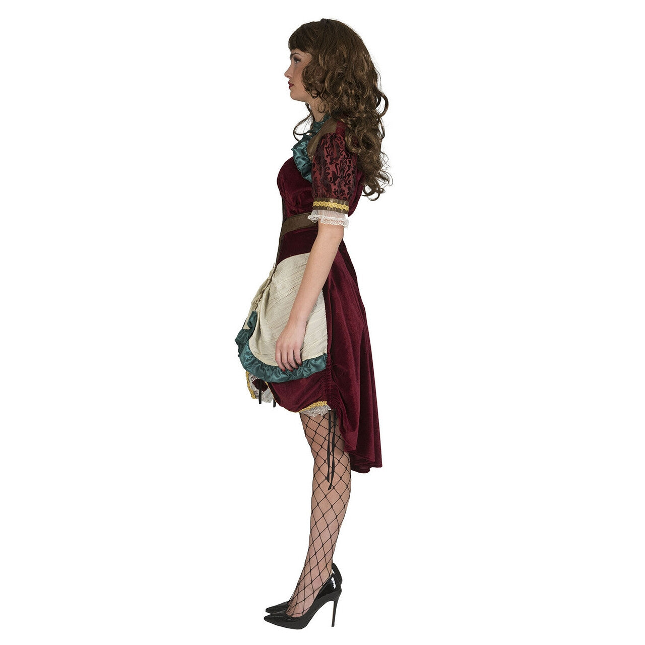 Op deze afbeelding zie je een Kostuums, van het merk Funny Fashion. Victoriaanse Industriele Revolutie Steampunk Vrouw Kostuum