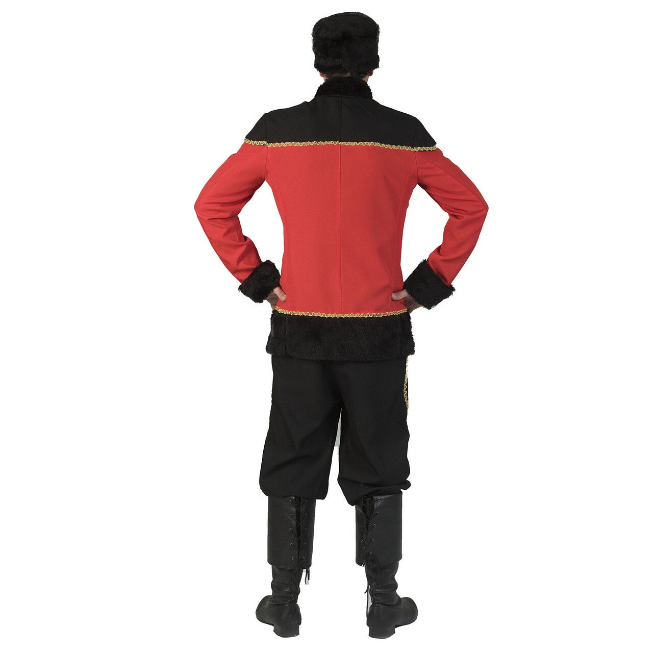 Op deze afbeelding zie je een Kostuums, van het merk Funny Fashion. Woeste Steppe Kozak Michael Man Kostuum