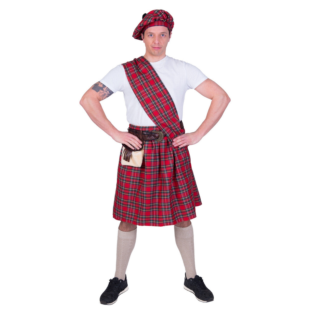Op deze afbeelding zie je een Kostuums, van het merk Funny Fashion. Glenlivet Hooglander Man Kostuum