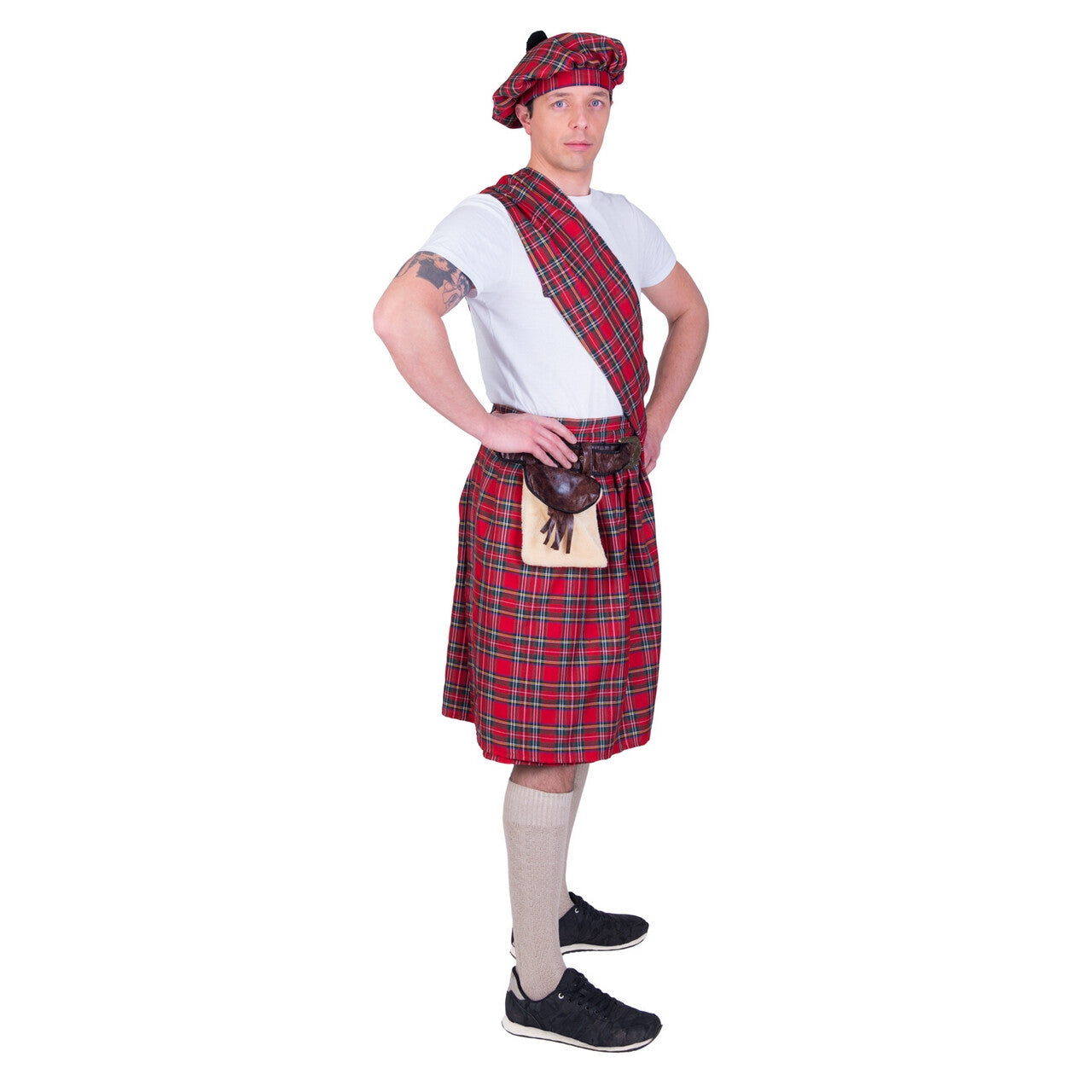 Op deze afbeelding zie je een Kostuums, van het merk Funny Fashion. Glenlivet Hooglander Man Kostuum