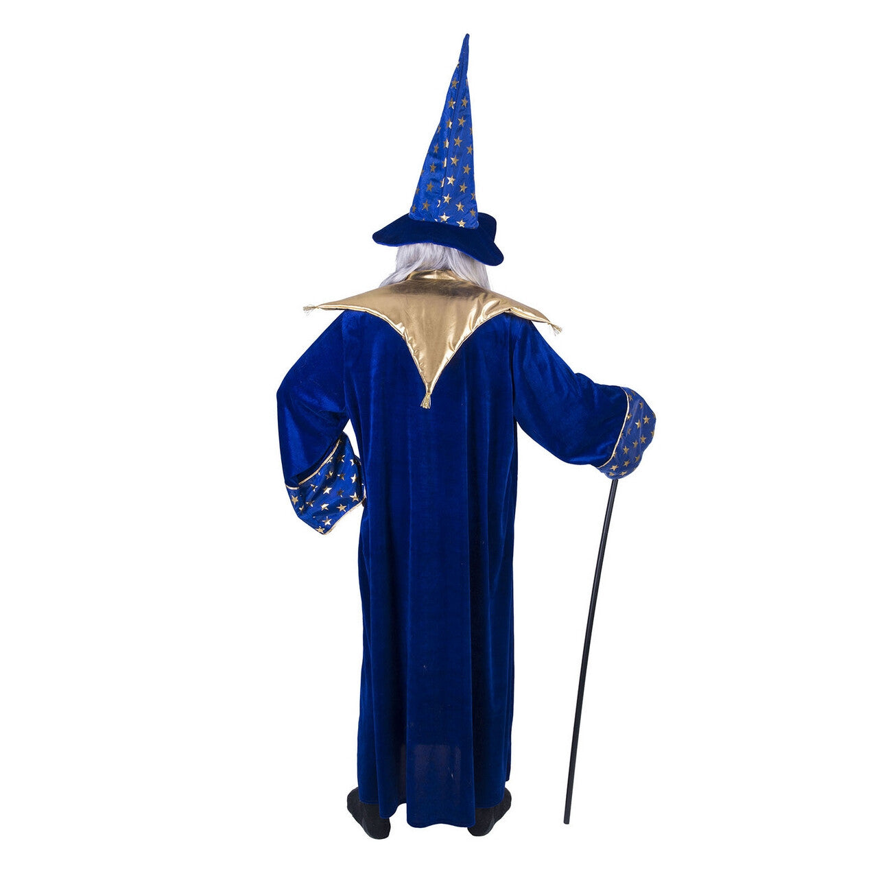 Op deze afbeelding zie je een Kostuums, van het merk Funny Fashion. Eerbiedwaardige Oude Sterren Tovenaar Man Kostuum
