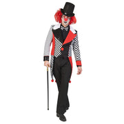 Op deze afbeelding zie je een Kostuums, van het merk Funny Fashion. Dambord Met Stippels Circus Clown Slipjas Man
