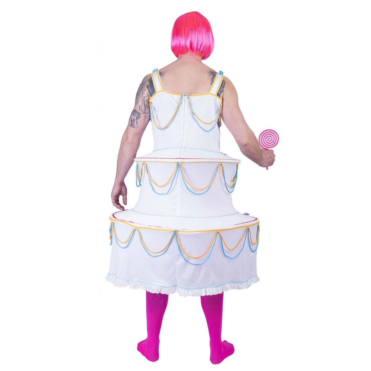 Op deze afbeelding zie je een Kostuums, van het merk Funny Fashion. Overheerlijke Bruidstaart Kostuum