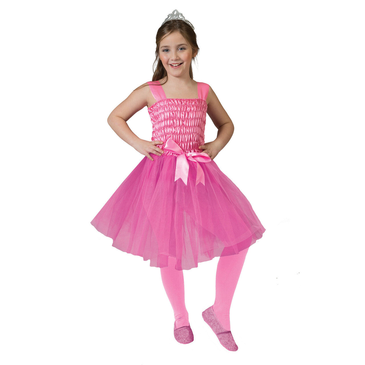 Op deze afbeelding zie je een Kostuums, van het merk Funny Fashion. Roze Dans Prinses Van Het Gala Meisje Kostuum