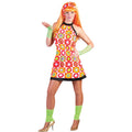Knalfuif Hippie Feest Disco Vrouw Kostuum
