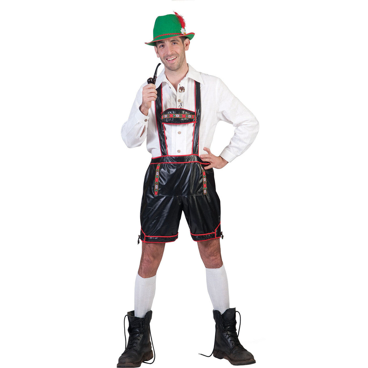 Op deze afbeelding zie je een Accessoires, van het merk Funny Fashion. Jodel Lederhose Badstuber