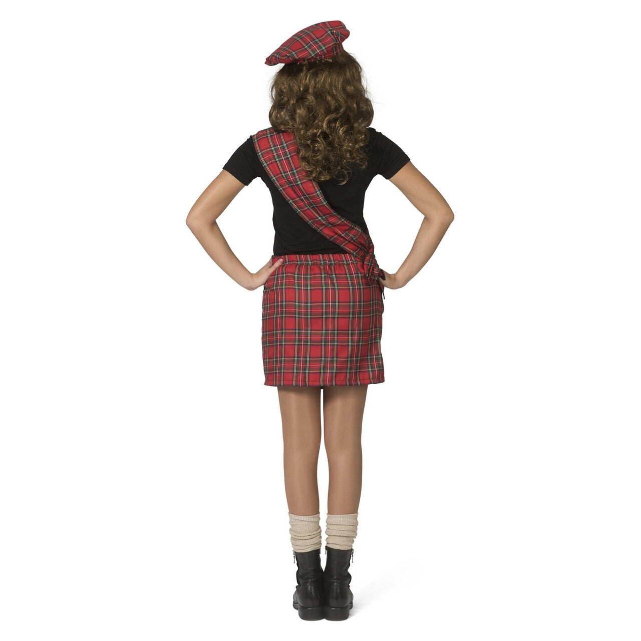 Op deze afbeelding zie je een Kostuums, van het merk Funny Fashion. Stout Schoolmeisje Sheena Schotse Ruit Vrouw Kostuum