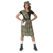 Op deze afbeelding zie je een Kostuums, van het merk Funny Fashion. Wereldkampioene Highlander Games Schotland Vrouw Kostuum
